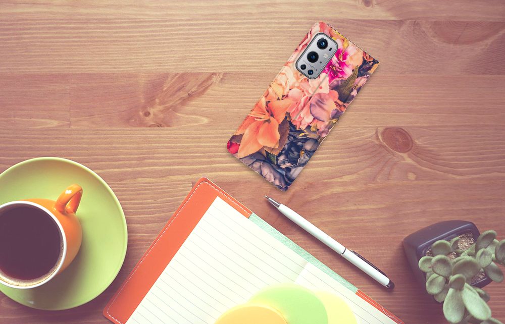 OnePlus 9 Pro Smart Cover Bosje Bloemen