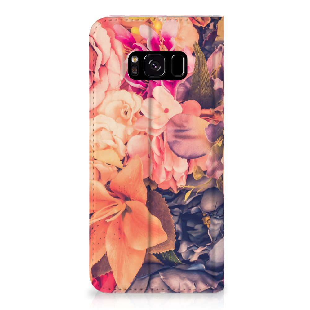 Samsung Galaxy S8 Smart Cover Bosje Bloemen
