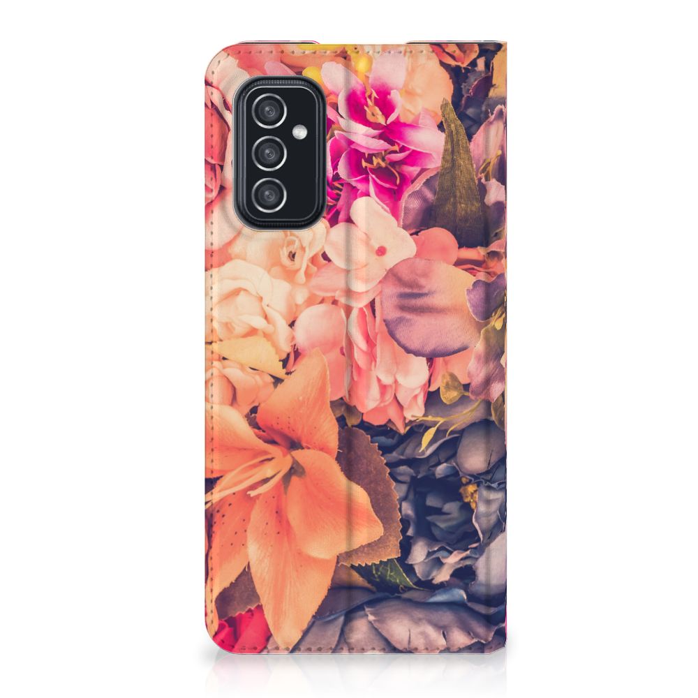 Samsung Galaxy M52 Smart Cover Bosje Bloemen