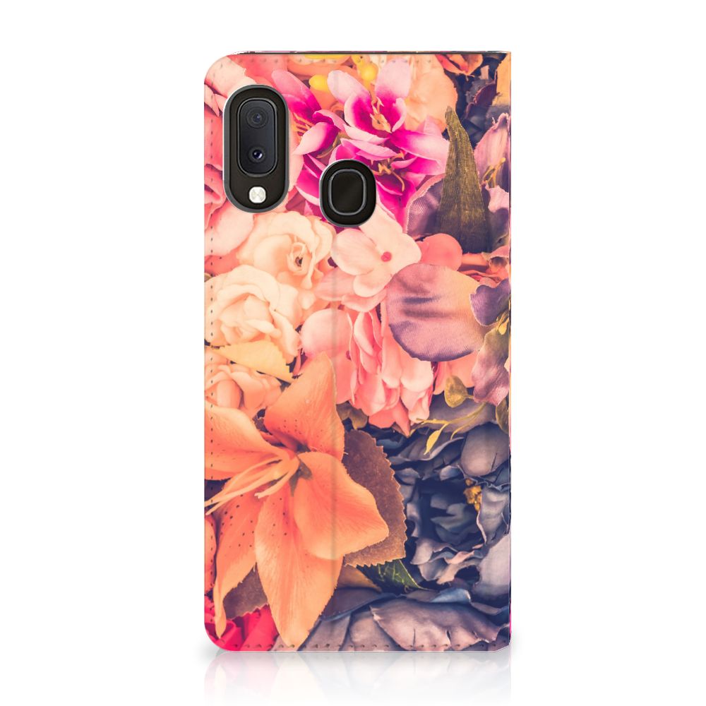 Samsung Galaxy A20e Smart Cover Bosje Bloemen