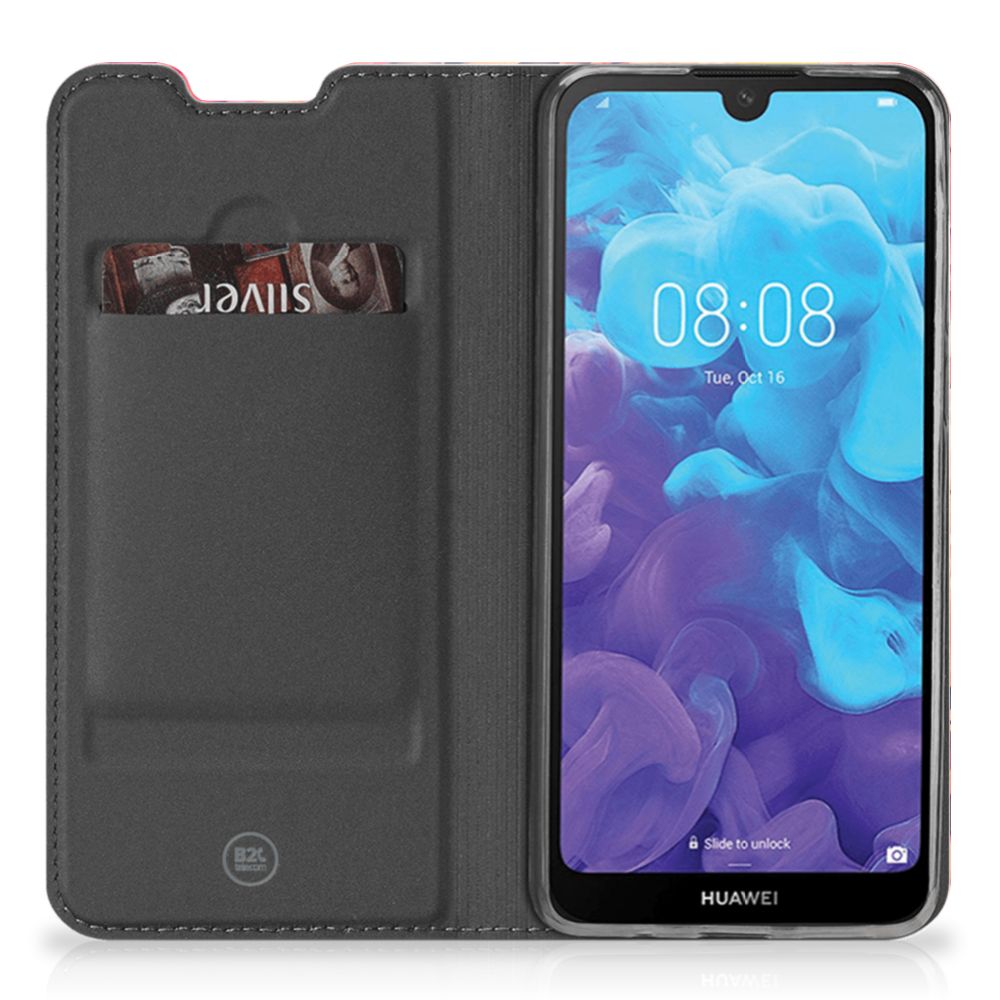 Huawei Y5 (2019) Smart Cover Bosje Bloemen