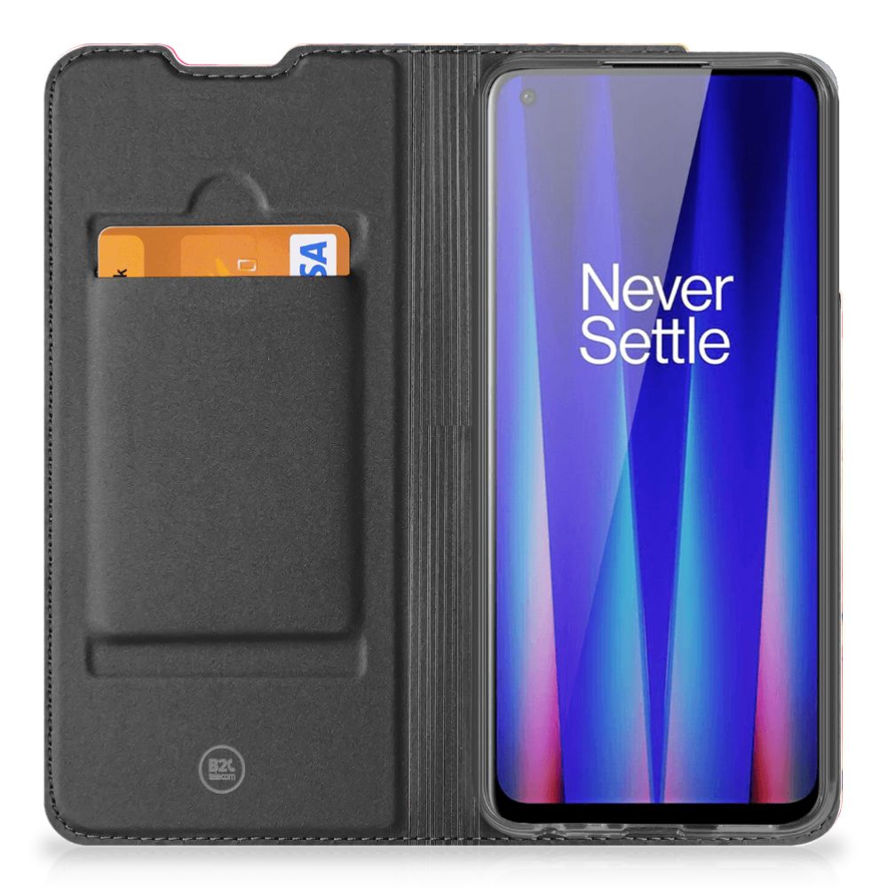 OnePlus Nord CE 2 5G Smart Cover Bosje Bloemen