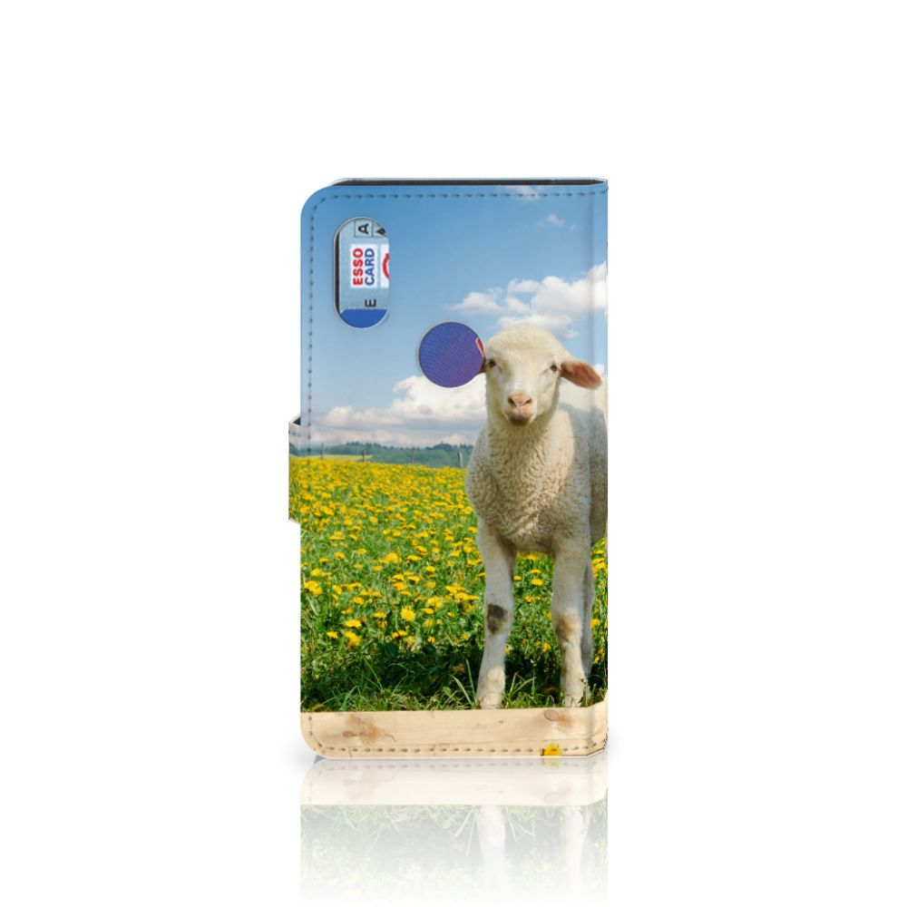 Xiaomi Mi Mix 2s Telefoonhoesje met Pasjes Schaap en Lammetje