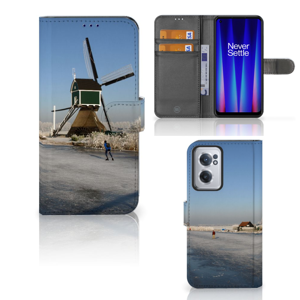 OnePlus Nord CE 2 Flip Cover Schaatsers