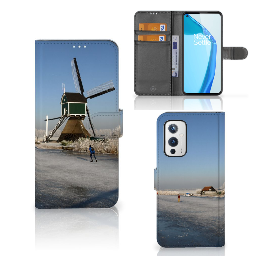 OnePlus 9 Flip Cover Schaatsers