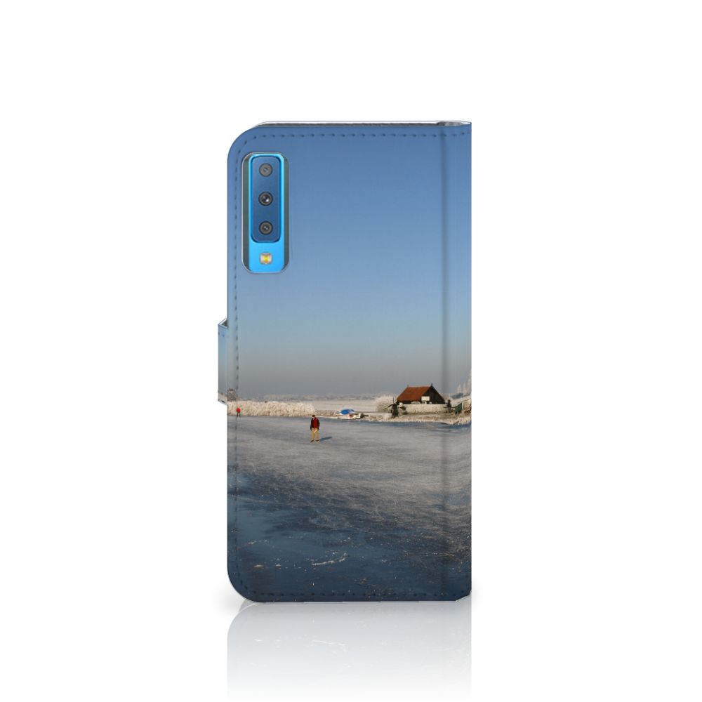Samsung Galaxy A7 (2018) Flip Cover Schaatsers