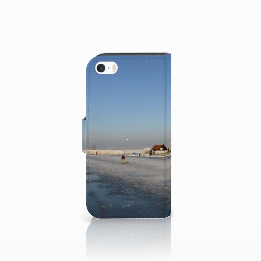 Apple iPhone 5 | 5s | SE Flip Cover Schaatsers