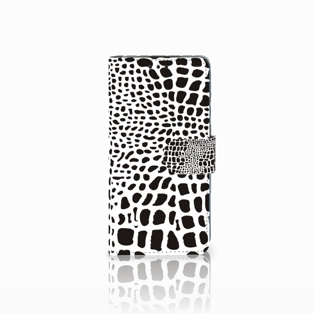 Huawei P30 Telefoonhoesje met Pasjes Slangenprint