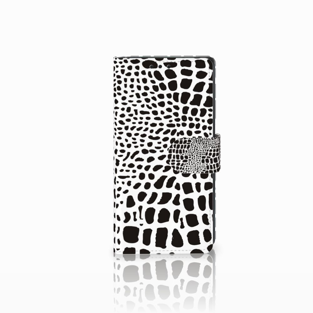 Sony Xperia XA1 Telefoonhoesje met Pasjes Slangenprint