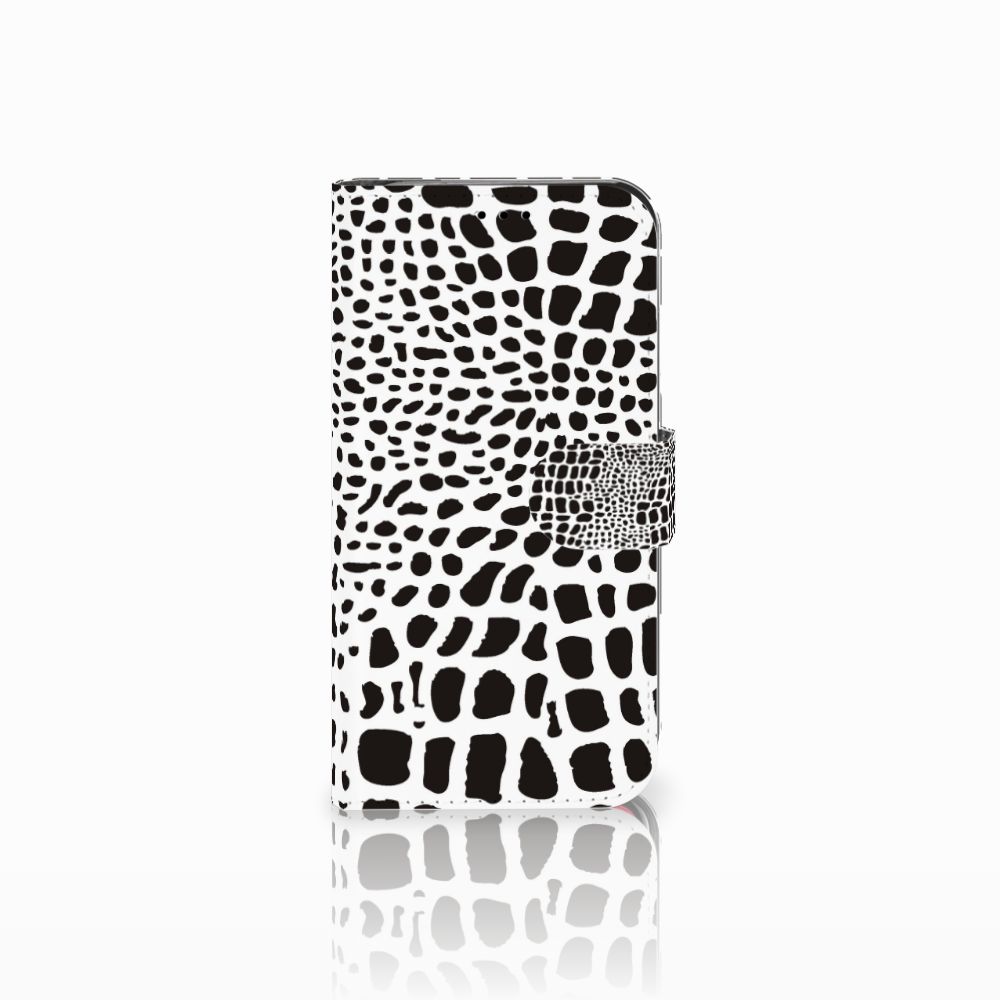 Apple iPhone Xr Telefoonhoesje met Pasjes Slangenprint