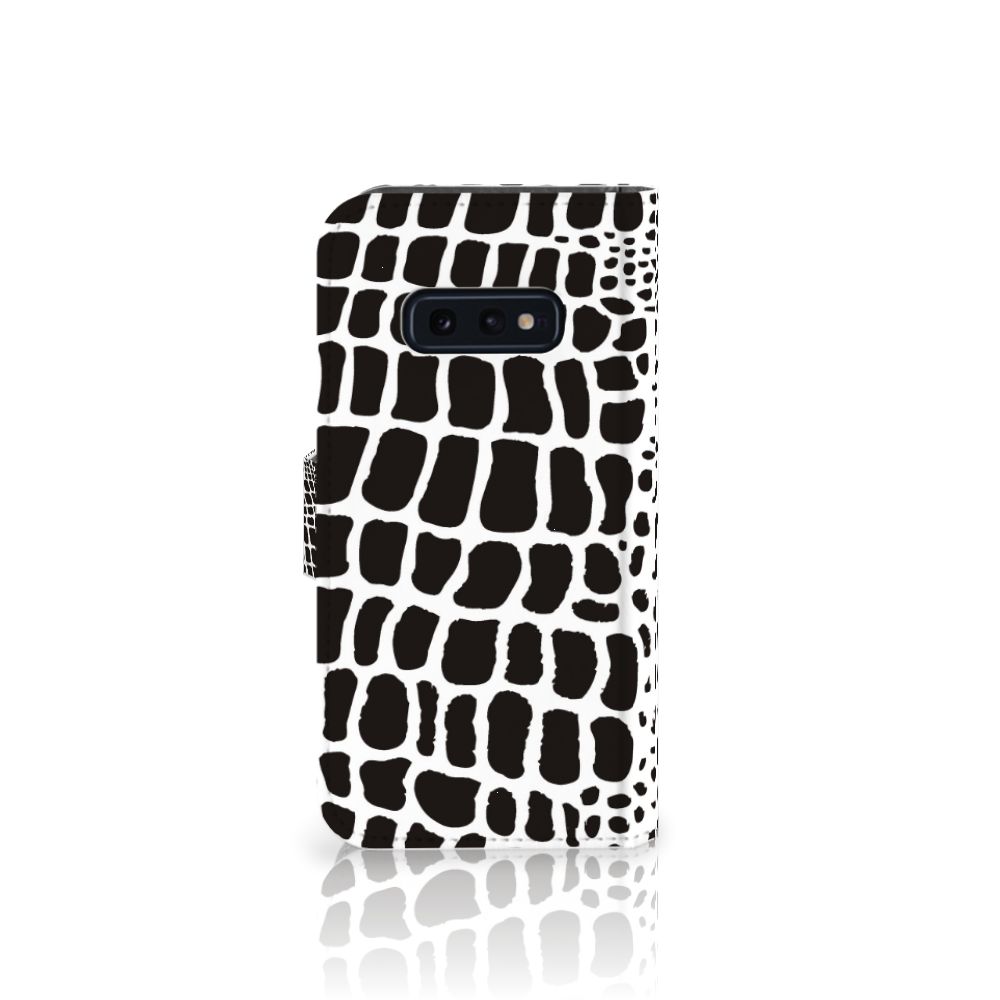 Samsung Galaxy S10e Telefoonhoesje met Pasjes Slangenprint