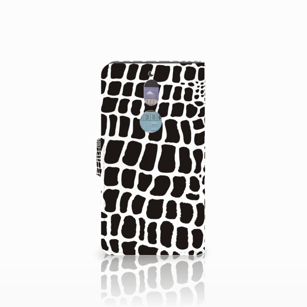 Nokia 7 Telefoonhoesje met Pasjes Slangenprint