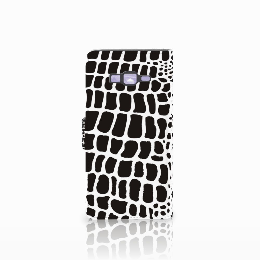 Samsung Galaxy Grand Prime | Grand Prime VE G531F Telefoonhoesje met Pasjes Slangenprint