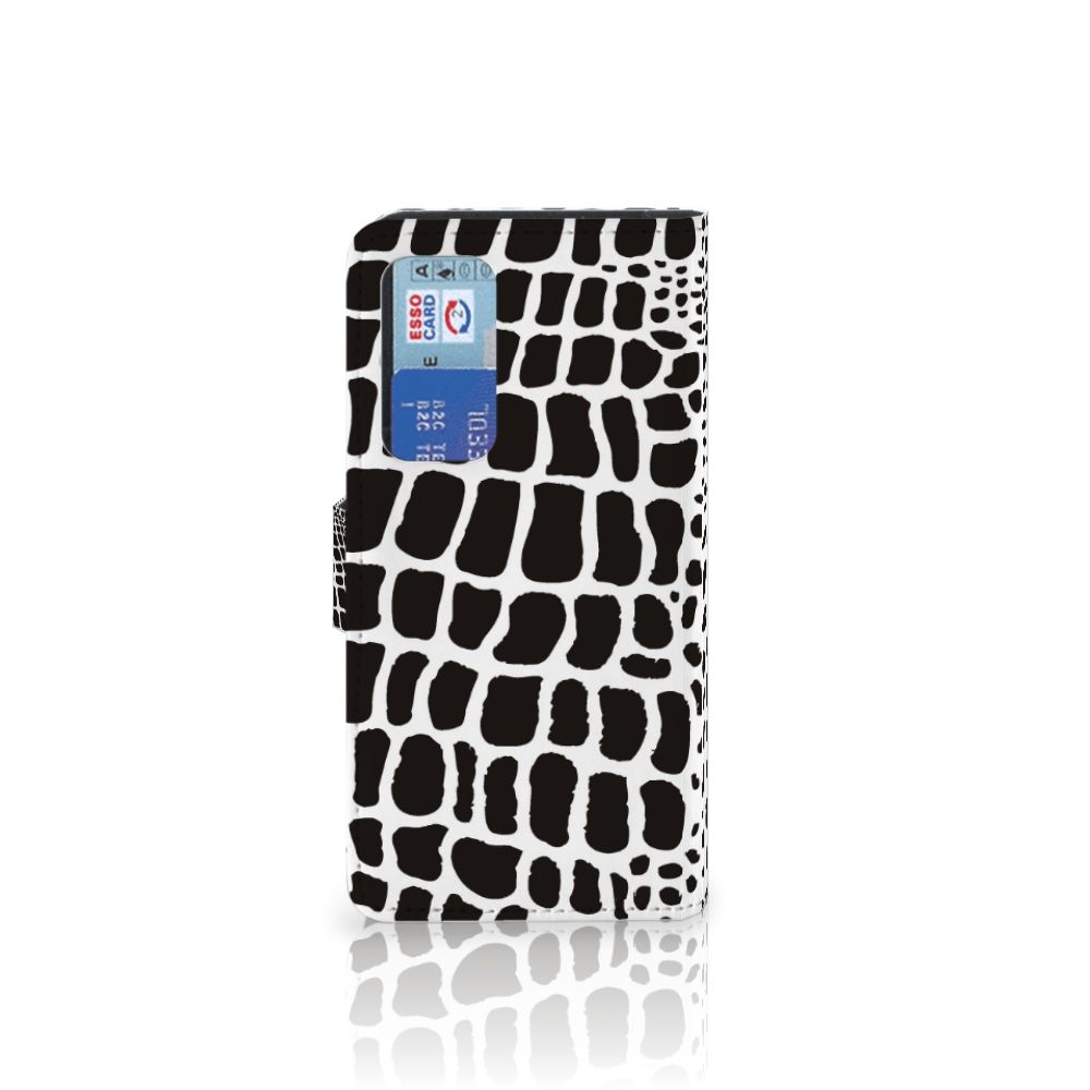Huawei P40 Telefoonhoesje met Pasjes Slangenprint