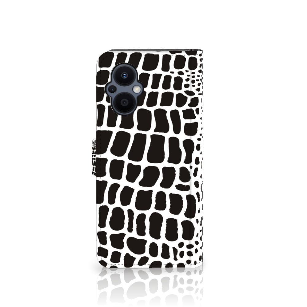 OPPO Reno 8 Lite | OnePlus Nord N20 Telefoonhoesje met Pasjes Slangenprint