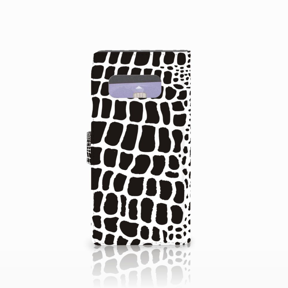 Samsung Galaxy Note 8 Telefoonhoesje met Pasjes Slangenprint
