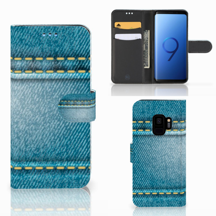 Samsung Galaxy S9 Wallet Case met Pasjes Jeans