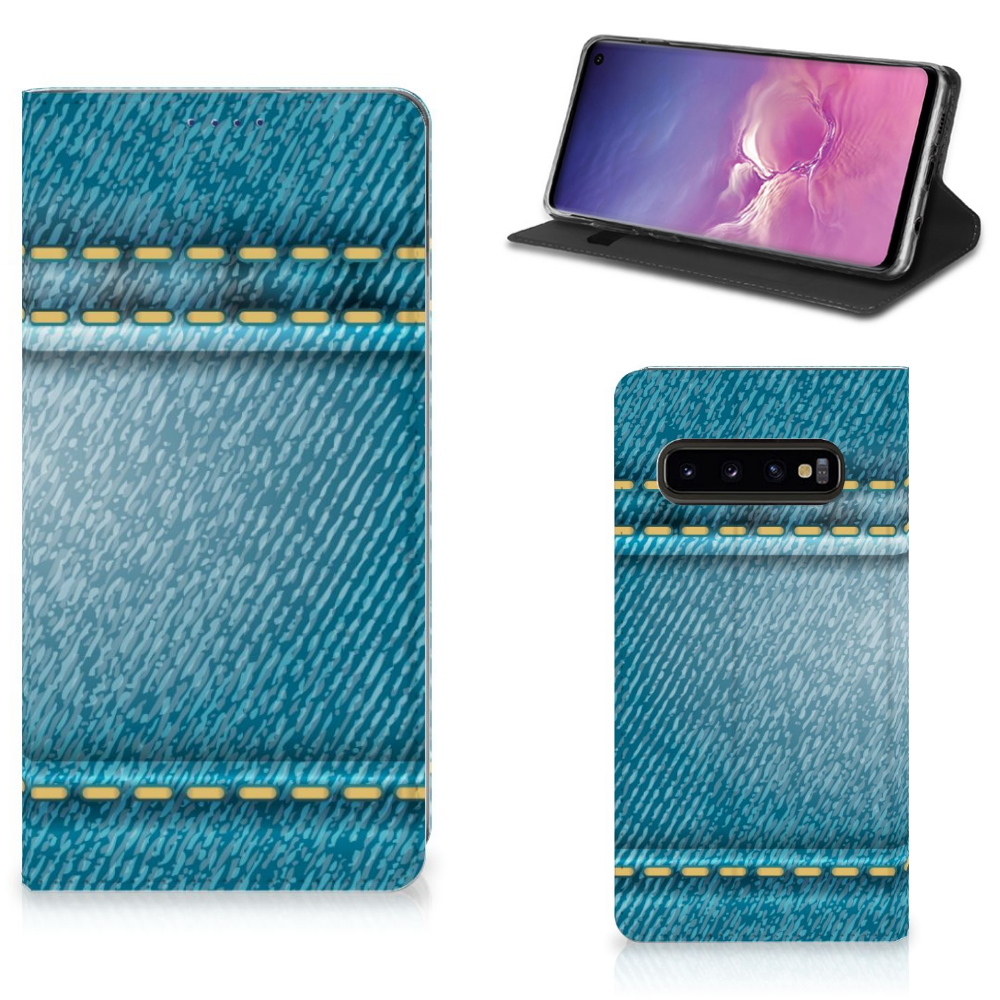 Samsung Galaxy S10 Hippe Standcase Jeans