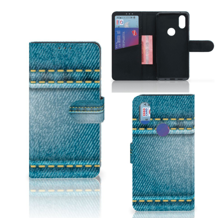 Xiaomi Mi Mix 2s Wallet Case met Pasjes Jeans