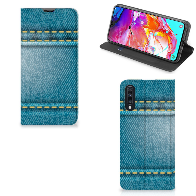 Samsung Galaxy A70 Hippe Standcase Jeans