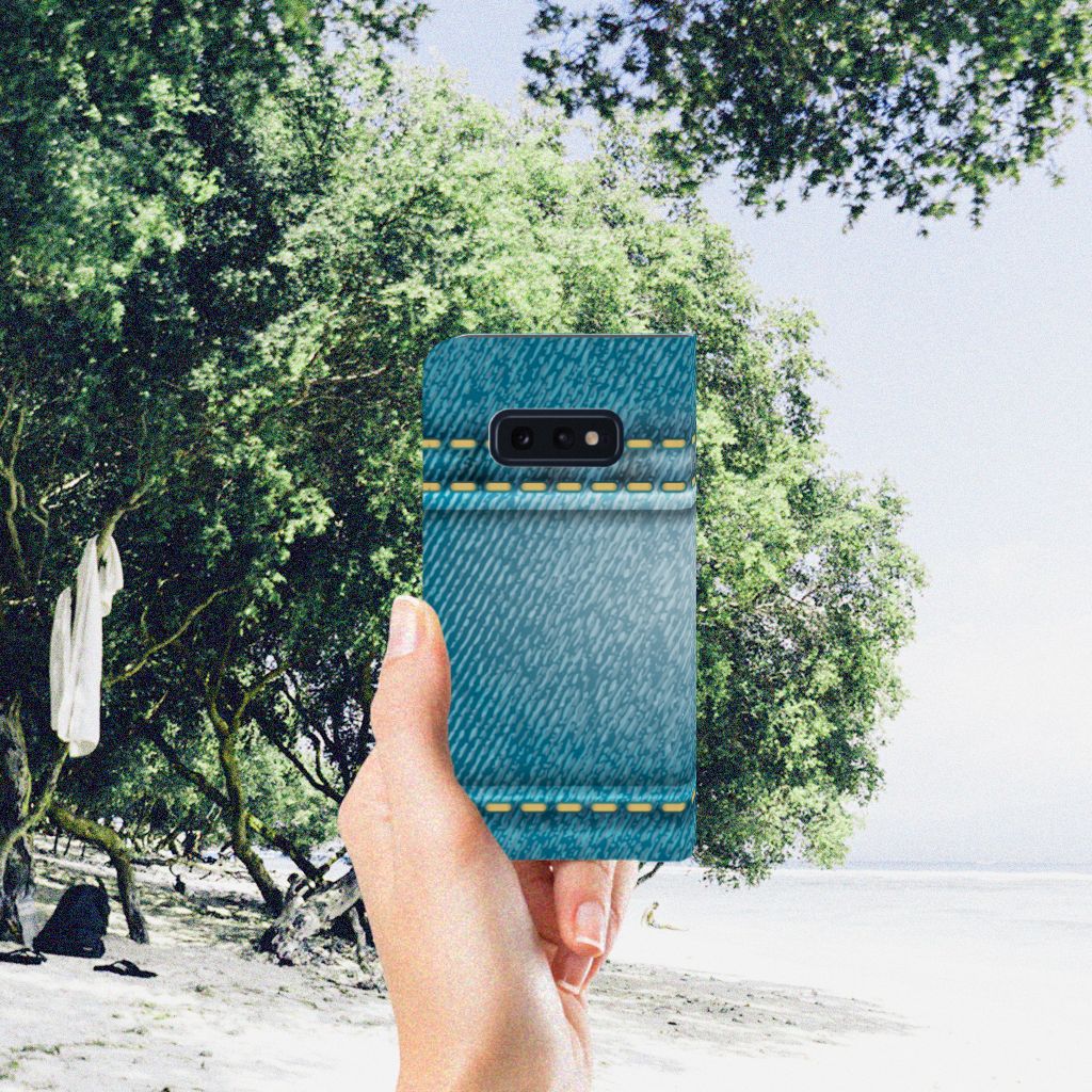Samsung Galaxy S10e Hippe Standcase Jeans