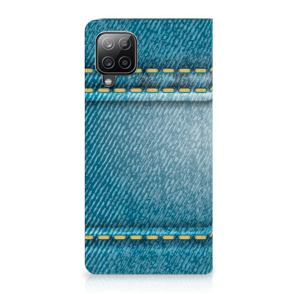 Samsung Galaxy A12 Hippe Standcase Jeans