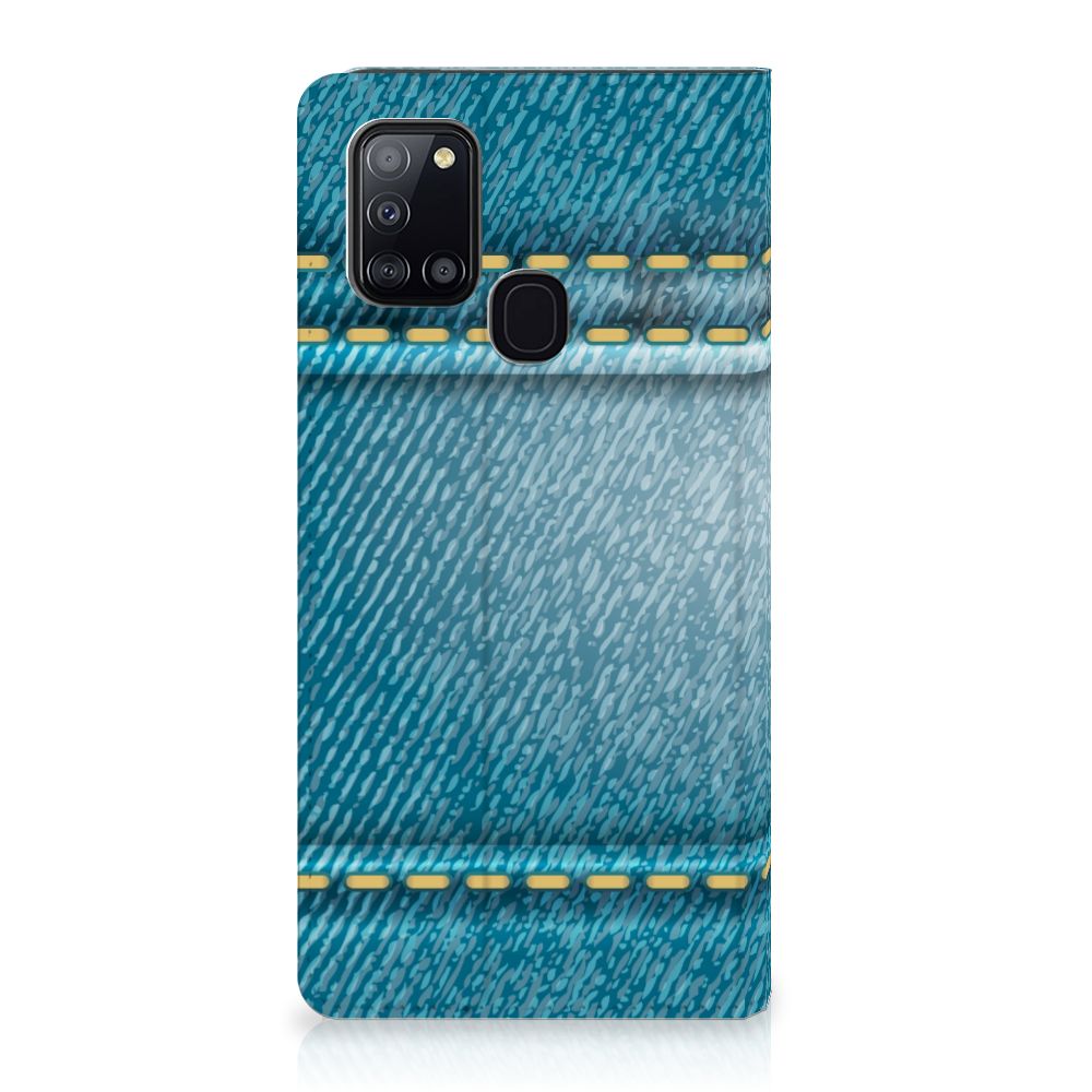 Samsung Galaxy A21s Hippe Standcase Jeans