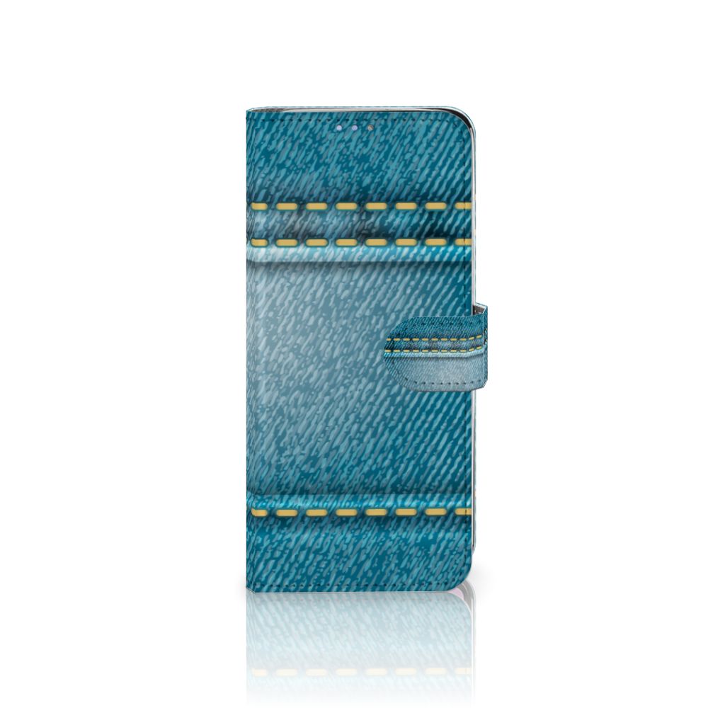 Samsung S10 Lite Wallet Case met Pasjes Jeans
