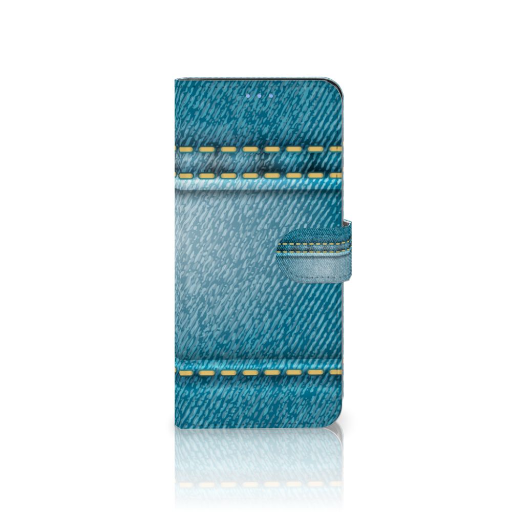OPPO A73 5G Wallet Case met Pasjes Jeans