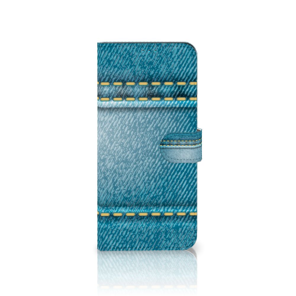 Motorola Moto G51 5G Wallet Case met Pasjes Jeans