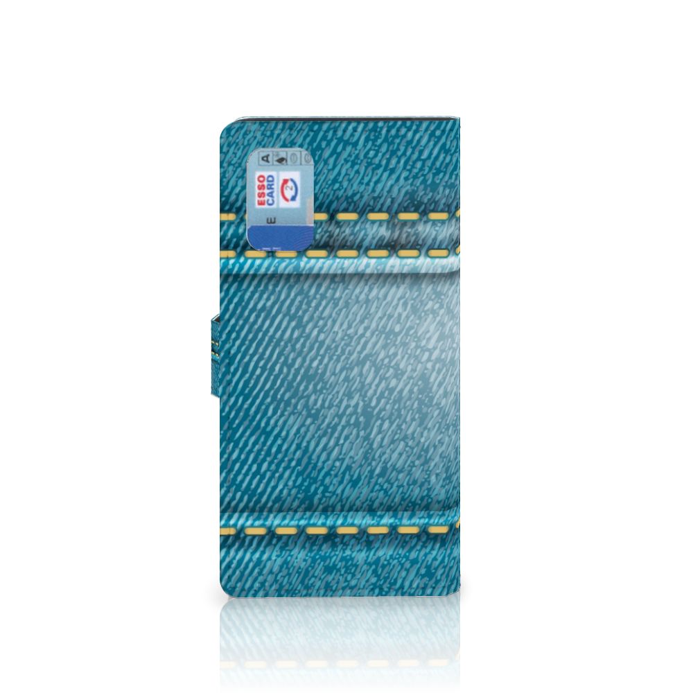 Samsung Galaxy A02s | M02s Wallet Case met Pasjes Jeans