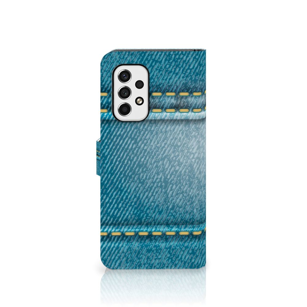 Samsung Galaxy A53 Wallet Case met Pasjes Jeans