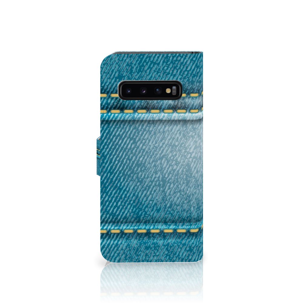 Samsung Galaxy S10 Wallet Case met Pasjes Jeans