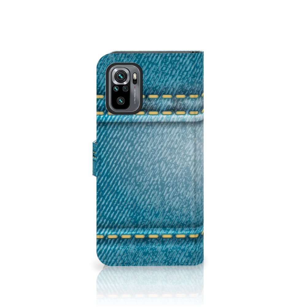 Xiaomi Redmi Note 10S | 10 4G | Poco M5s Wallet Case met Pasjes Jeans