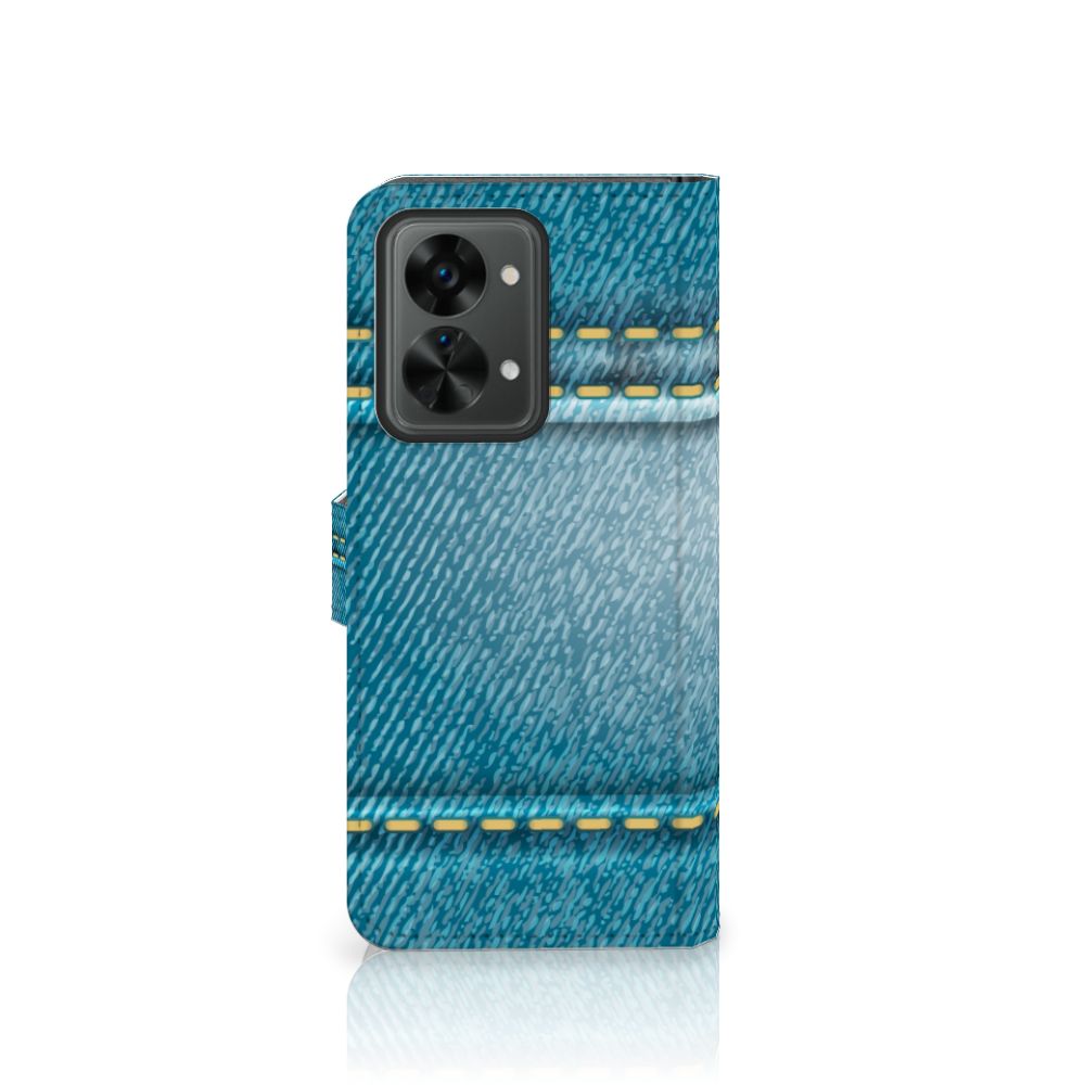 OnePlus Nord 2T Wallet Case met Pasjes Jeans