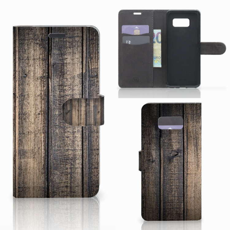 Samsung Galaxy S8 Plus Book Style Case Steigerhout