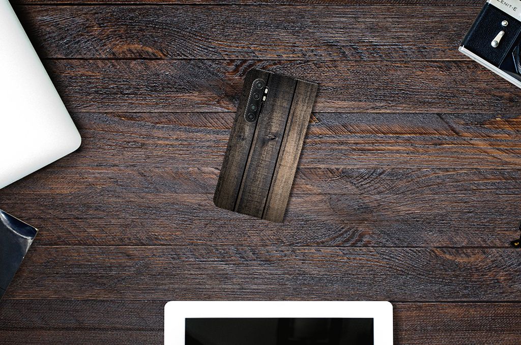 Xiaomi Mi Note 10 Lite Book Wallet Case Steigerhout