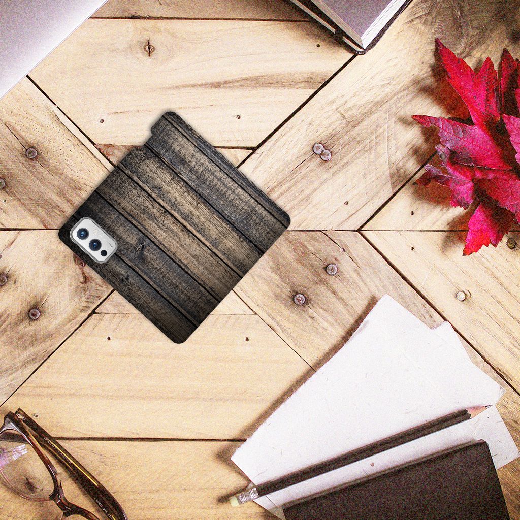 OnePlus 9 Book Wallet Case Steigerhout