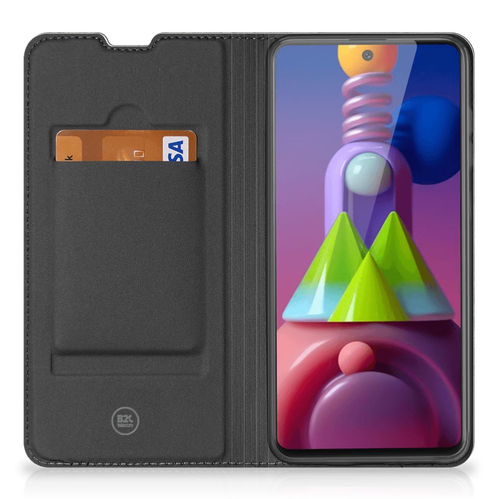 Samsung Galaxy M51 Book Wallet Case Steigerhout