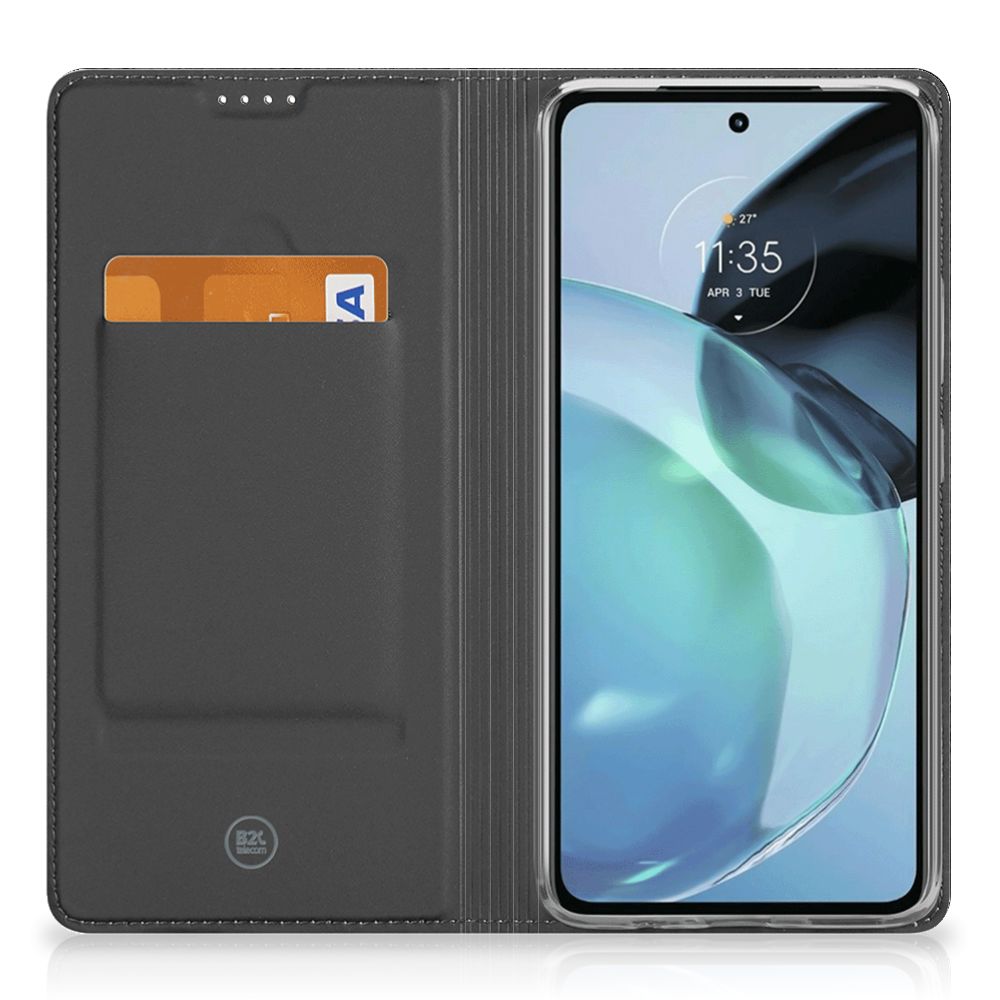 Motorola Moto G72 Book Wallet Case Steigerhout