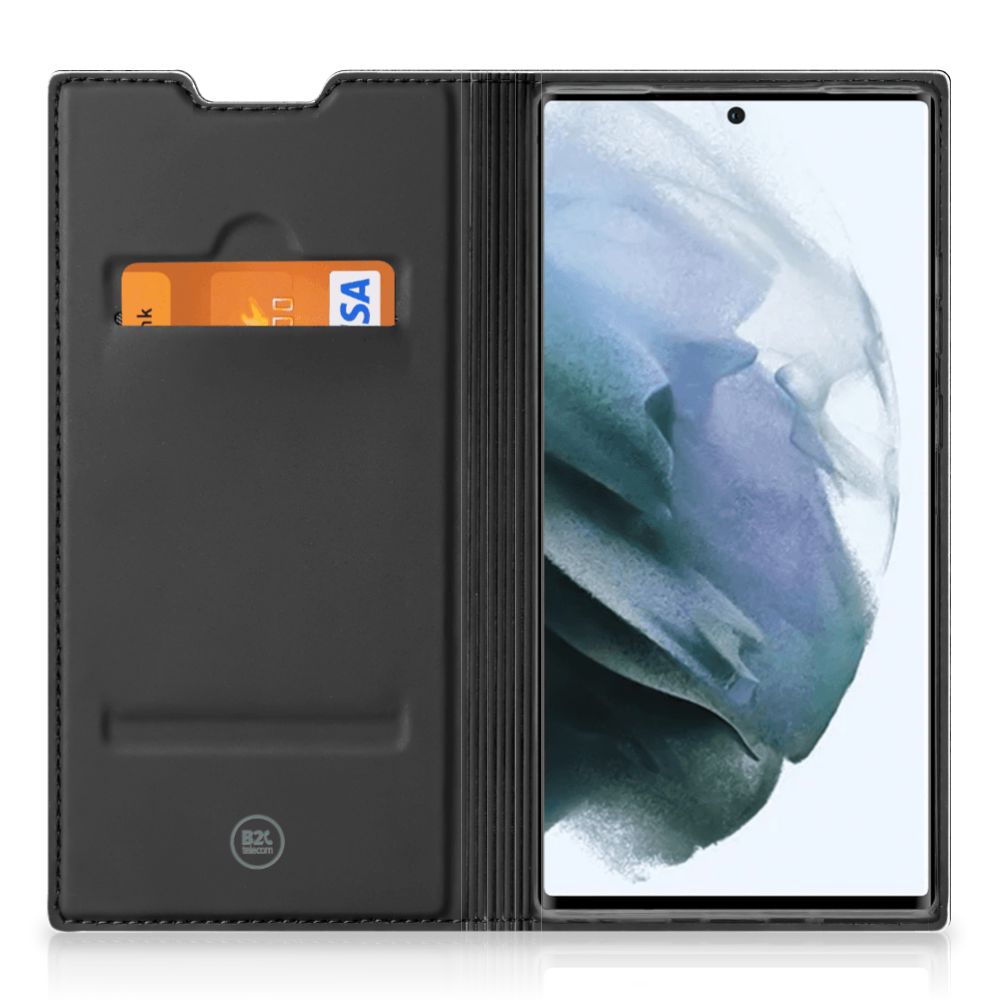 Samsung Galaxy S22 Ultra Book Wallet Case Steigerhout