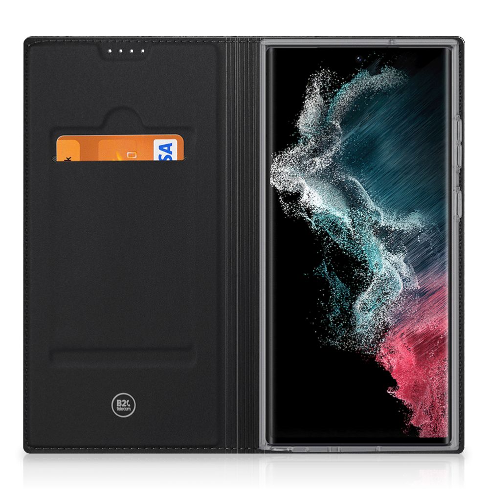Samsung Galaxy S23 Ultra Book Wallet Case Steigerhout