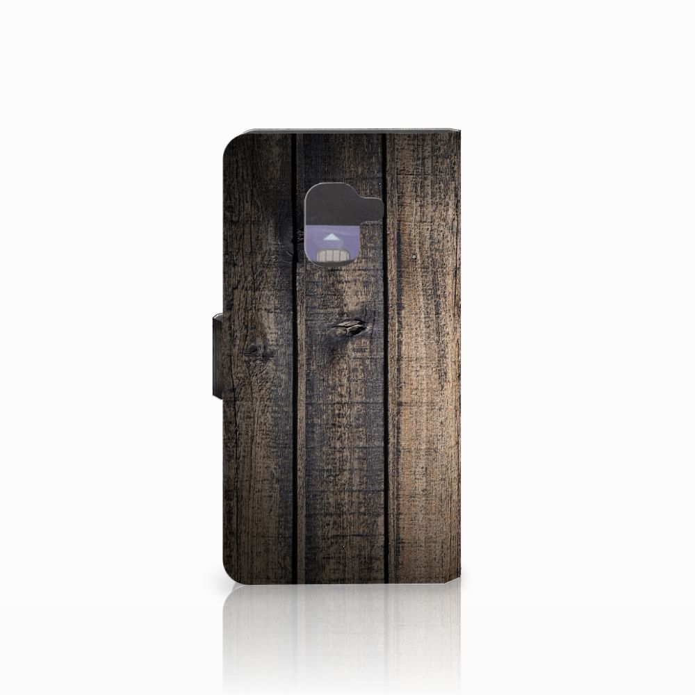 Samsung Galaxy A8 2018 Book Style Case Steigerhout