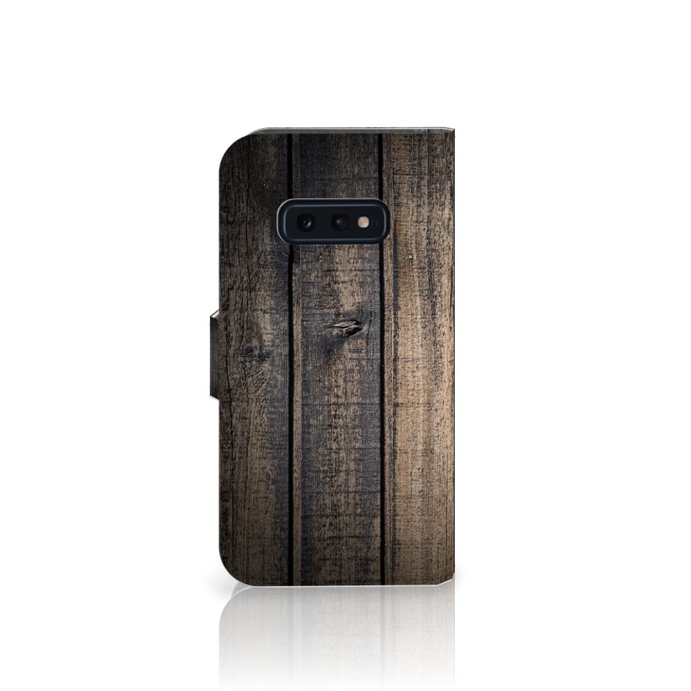 Samsung Galaxy S10e Book Style Case Steigerhout