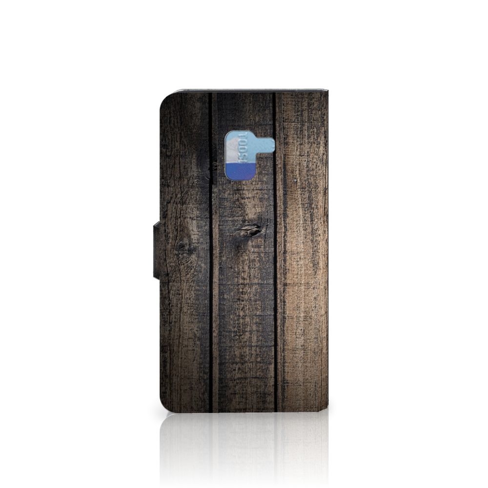 Samsung Galaxy A8 Plus (2018) Book Style Case Steigerhout