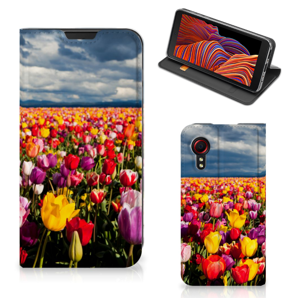 Samsung Galaxy Xcover 5 Smart Cover Tulpen