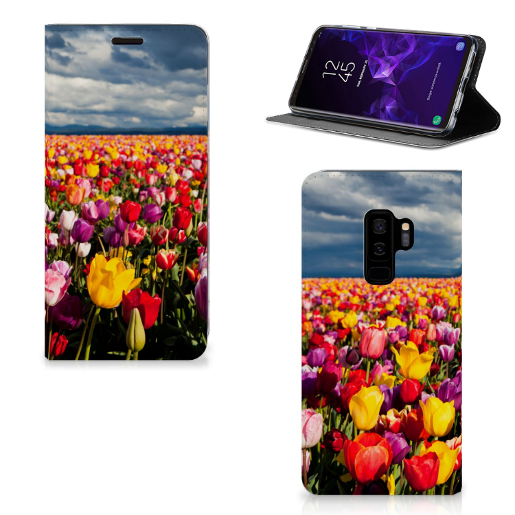 Samsung Galaxy S9 Plus Uniek Standcase Hoesje Tulpen
