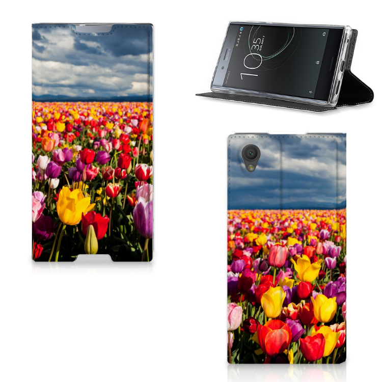 Sony Xperia L1 Uniek Standcase Hoesje Tulpen