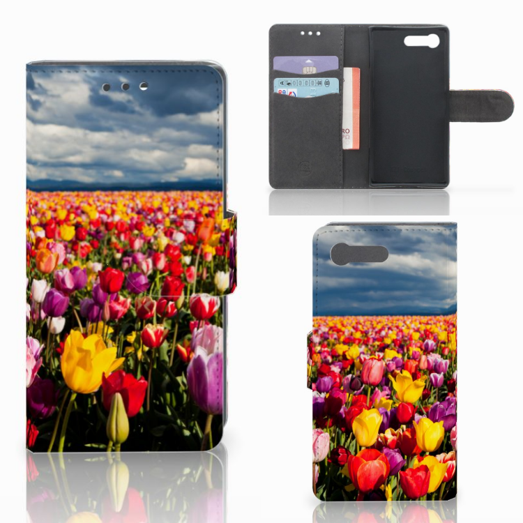 Sony Xperia X Compact Hoesje Tulpen