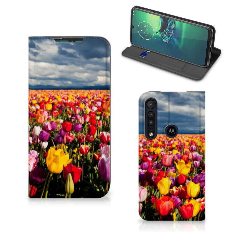 Motorola G8 Plus Smart Cover Tulpen